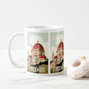 ドゥオモinフィレンツェItaly Vintage Travel Art コーヒーマグカップ