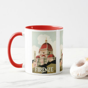 ドゥオモinフィレンツェItaly Vintage Travel Art マグカップ