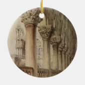 ドゥカルパレス(John Ruskin著) セラミックオーナメント (裏面)