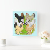 ドゥクレスシックスヘン スクエア壁時計 (ホーム)