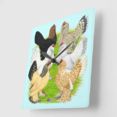 ドゥクレスシックスヘン スクエア壁時計 (傾斜)