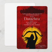 ドゥシェーラのお祝い招待状 招待状 (正面/裏面)