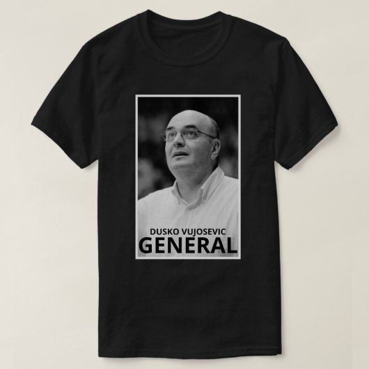 ドゥシュコ・ヴュヨセヴィッチ将軍 Tシャツ (デザイン正面)
