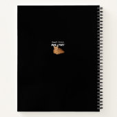 ドゥストレスミオウ – オレンジキャットストレス私アウト ノートブック (裏面)