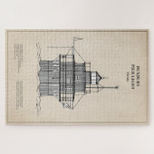 ドゥックスベリー桟橋ライトハウス – Massachusetts -SBD ジグソーパズル (横)