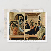 ドゥッチオの使徒たちの別れのマリア ポストカード (正面/裏面)