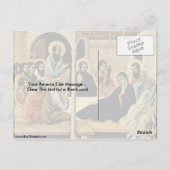 ドゥッチオの使徒たちの別れのマリア ポストカード (裏面)