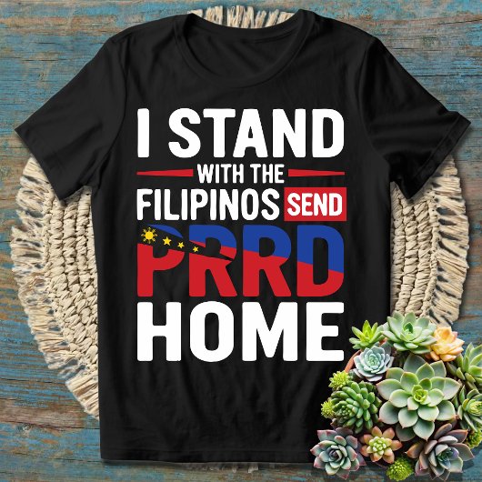 ドゥテルテ前大統領への支援 Tシャツ