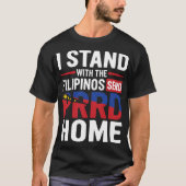 ドゥテルテ前大統領への支援 Tシャツ (正面)