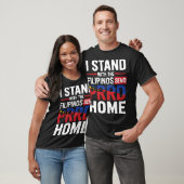 ドゥテルテ前大統領への支援 Tシャツ (ユニセックス)