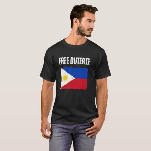 ドゥテルテ帰郷 PRRDを家に連れて帰れ ドゥテと共に Tシャツ (正面フル)