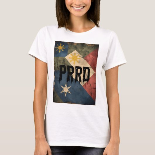 ドゥテルテ支持 ピナイ反植民地主義Tシャツ Tシャツ (正面)
