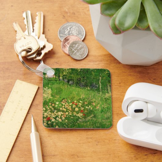 ドゥビーニーズガーデンbyヴィンセント・ヴァン・ゴッホ，ル・ジャルダン キーホルダー (デスク)