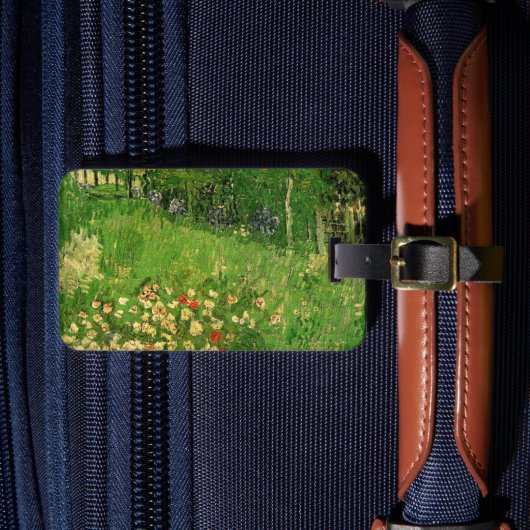 ドゥビーニーズガーデンbyヴィンセント・ヴァン・ゴッホ，ル・ジャルダン ラゲッジタグ (正面インサイチュ4)