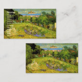 ドゥビーニーズガーデンbyヴィンセント・ヴァン・ゴッホ，ル・ジャルダン 名刺 (正面/裏面)