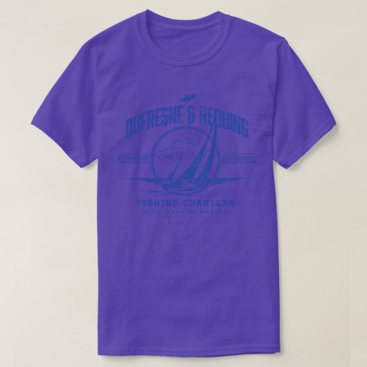 ドゥフレスネレディング魚釣りシャルターズ Tシャツ (デザイン正面)