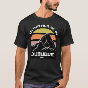ドゥブケアイオワヴィンテージサンセットマウンテン Tシャツ