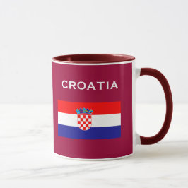 ドゥブロブニクのマグCroatia*の紋章付き外衣 マグカップ
