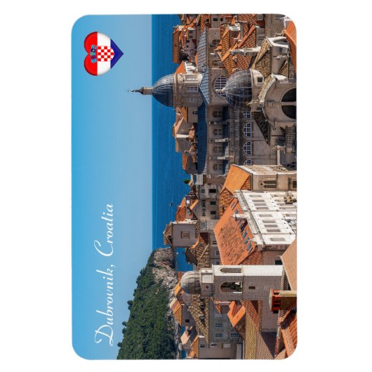 ドゥブロブニクの市街 - クロアチア マグネット (縦)