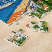 ドゥブロヴニクの歴史的美しいを探索する ジグソーパズル (側面)