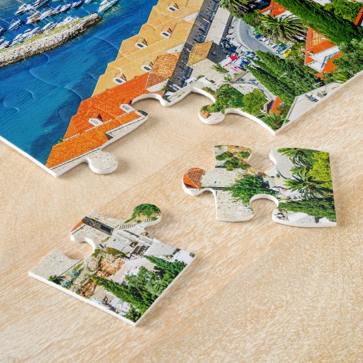 ドゥブロヴニクの歴史的美しいを探索する ジグソーパズル (側面)