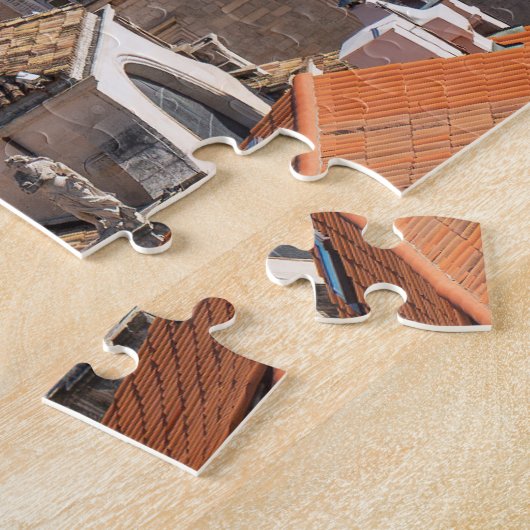 ドゥブロヴニクの街のパノラマ – クロアチア ジグソーパズル (側面)