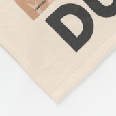 ドゥブロヴニククロアチアイラストレーショントラベルアートヴィンテージ フリースブランケット (角)