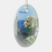 ドゥブロヴニククロアチアカスタムクリスマス装飾 セラミックオーナメント (右)