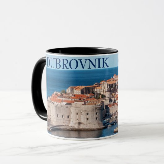 ドゥブロヴニククロアチアシーニックマグ マグカップ (正面左)