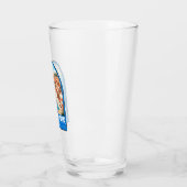 ドゥブロヴニククロアチアトラベルアートヴィンテージ タンブラーグラス (左)