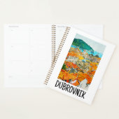 ドゥブロヴニククロアチアワーターカラー油絵を描ハガキー プランナー手帳 (ディスプレー)