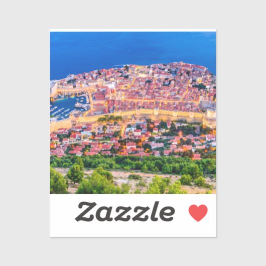 ドゥブロヴニククロアチア シール (シート)