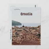 ドゥブロヴニククロアチア ポストカード (正面/裏面)