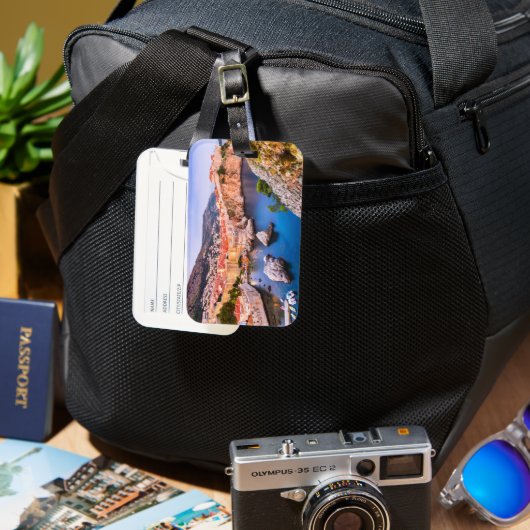 ドゥブロヴニククロアチア ラゲッジタグ (正面&裏面)