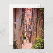 ドゥブロヴニクザオールドシティウォールIV シーズンポストカード (正面/裏面)