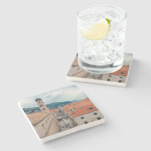 ドゥブロヴニクメイン通り，クロアチア ストーンコースター (横)