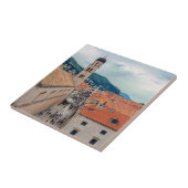 ドゥブロヴニクメイン通り，クロアチア タイル (側面)