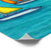 ドゥブロヴニクレガッタプリントバイリサロレンツ ポスター (角)