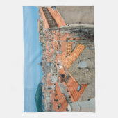 ドゥブロヴニク市の中心 キッチンタオル (縦)