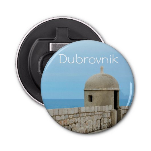 ドゥブロヴニク市絵画の壁の水彩色 栓抜き (正面)