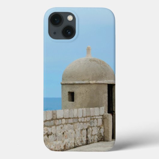 ドゥブロヴニク市絵画の壁の水彩色 Case-Mate iPhoneケース (裏面)