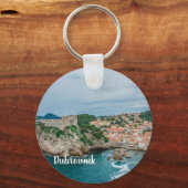 ドゥブロヴニク港とシティセンター キーホルダー (正面)