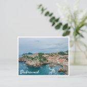 ドゥブロヴニク港とシティセンター ポストカード (スタンド正面)