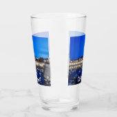 ドゥブロヴニク港と壁が夜にライトアップ タンブラーグラス (右)