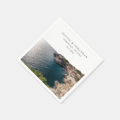 ドゥブロヴニク結婚ズカスタムカクテルナプキン スタンダードカクテルナプキン (角)