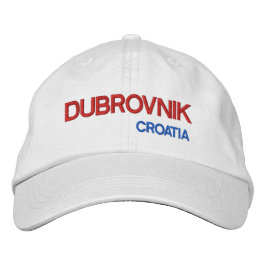 ドゥブロヴニク，クロアチア* Hat Dubrovnik Hrvatska kappe 刺繍入りキャップ
