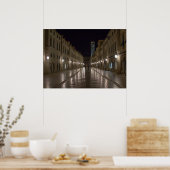 ドゥブロヴニクCroatia at Night ポスター (キッチン)