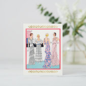 ドゥプーイ・マグニンの4人の女性 ポストカード (スタンド正面)