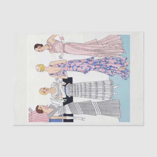 ドゥプーイ・マグニンの4人の女性 薄葉紙 (正面)