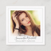 ドゥラカスタムフォト名刺 スクエア名刺 (正面)